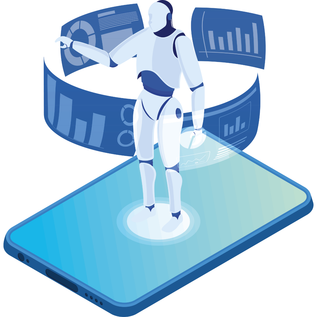 AI Hologram Illustration