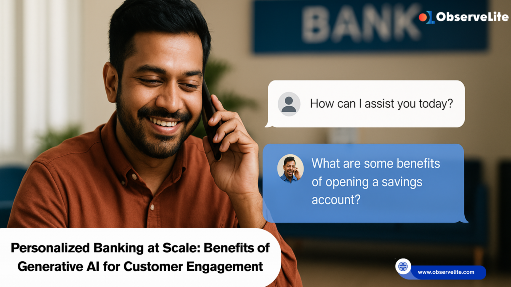 Generative AI customer engagement in banking
