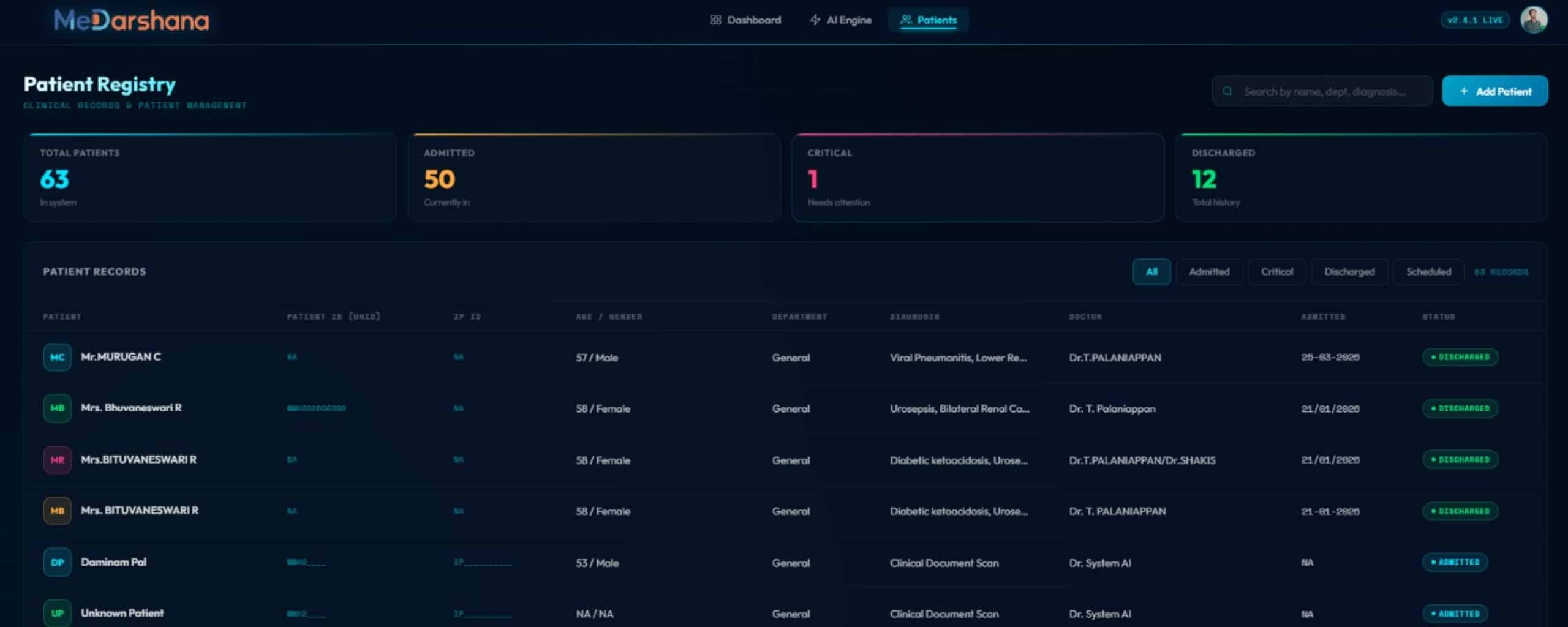 Patient Registry banner